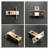 LEPEVNEY Flat Tubular Mortice Letch 35mm Stainless Steel Internal Door