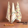 Folkulture - Toallas de cocina de otoño con lazo para