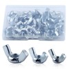 LEONTOOL Wing Nut Set SAE 1/4"-20, 5/16"-18, 3/8"-16 35pcs Wing
