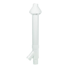 DiversiTech CVENT-2 2-Inch Concentric Kit for Tankless Gas Water Heater, High Efficiency Furnaces, 7.75" x 34.75" x 6.75", White
