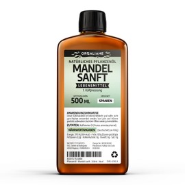 Almond Oil 100% Pure 500 ml, Natural and Cold Pressed