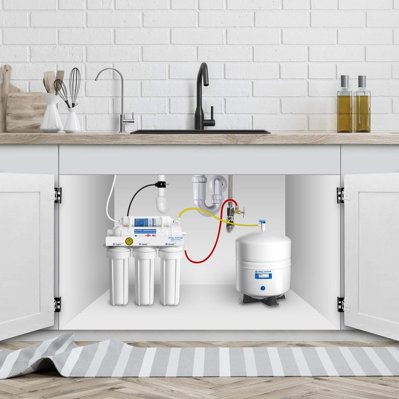 APEC Water Systems Tank-4 4 Gallon Residential Pre-Pressurized Reverse Osmosis