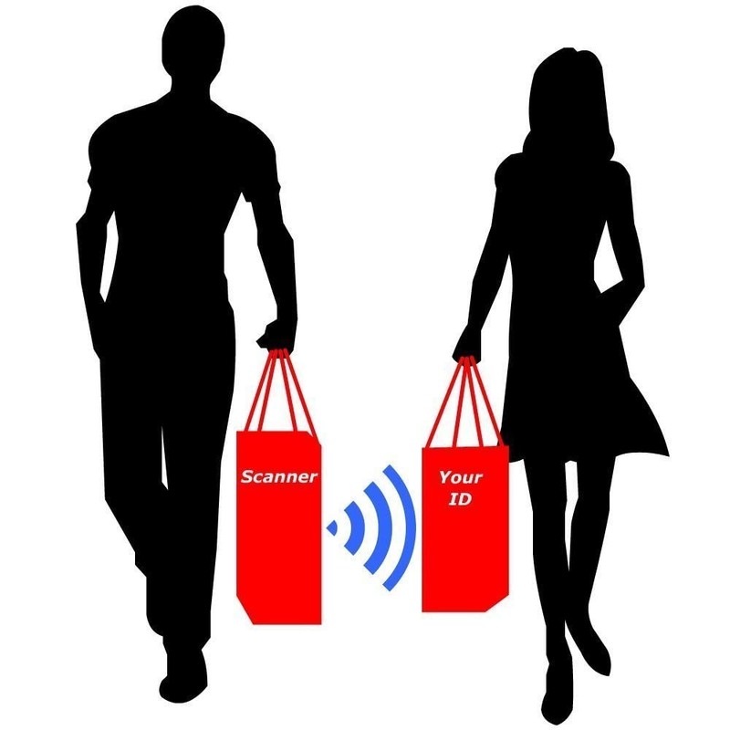 Masonic Logo Anti RFID Theft Wallet Black Soft Leather Large