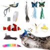 Trumoon Cat Interactive Feather Toy Replacement Set. for Interactive Toys