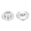 uxcell 2個11mmフランジカップリングコネクター剛性ガイドモデルカプラーアクセサリーシャフト軸部品 ミニ六角レンチおよび固定ネジ付き DIY RCモデルモーター用