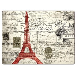 CounterArt Vintage Paris Hardboard Placemat, Set of 2