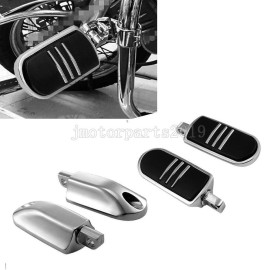 Unbranded Chrome Higway Foot Pegs Male Mount For Harley-Davidso