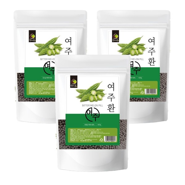 Domestic Yeoju pills 500gx3 bags, natural health pills / 국내산 여주환 500gx3봉 자연그대로 건강환