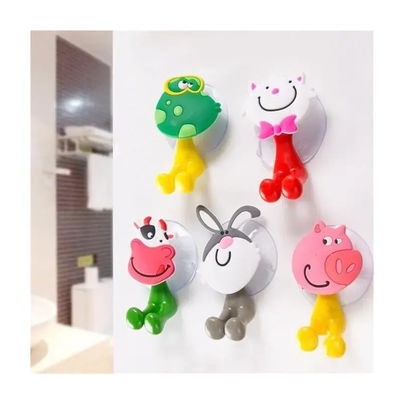 6pcs Soporte De Silicona Para Cepillos De Pared Ganchos De
