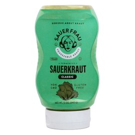 Sauer Frau Squeezable Sauerkraut (Classic, 12 Ounce, 1 Bottle)