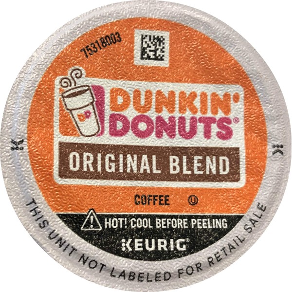 Dunkin Donuts K-Cup Single Serve Pods, Original Blend, 96 Single Serve Pods (Packaging May Vary)