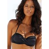 Lascana Women's Mix Kini Bikini Bandeau Top Black black Size:42C
