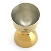 Barfly M37098GD Heavy-Duty Straight Rim Bell Jigger, 25 ml x