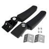 Motorcycle Passenger Armrest 2Pcs Motorcycle Passenger Rear Folding Top Case