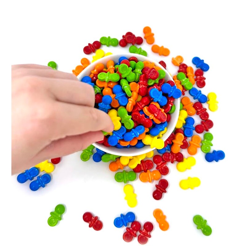 SweetGourmet Bright Pacifiers Coated Pressed Hard Candy | Assorted Fruit
