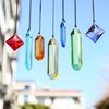 HDCRYSTALGIFTS 7pcs Prisms Crystal Suncatchers for Windows Hanging Rainbow Maker