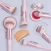 Set 28 Brochas De Maquillaje Profesional Con Estuche Brocha Color