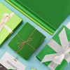 30 Sheets Green Tissue Paper for Packaging Gift Bags Decoration,