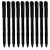 SAINO Fineliner Pens, Fine Point 0.3mm, BLACK, Pack of 10,