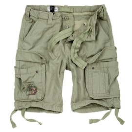 Surplus Raw Vintage Airborne Vintage Men's Cargo Shorts - Light olive, size: 5XL