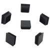 10 PCS Square Plastic Plugs,ULIFESTAR Glide Insert Pipe Tubing End