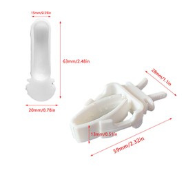 UtySty 9 Pack Bird Cage Food Holder Attachement Fresh Food Clips with Mini Treats Cup Feeder for Fruit Wedges Millet Spray Granola Bites Conure Budgies Canaries Finches Cockatiels Pet Birds Parakeet