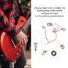 Electric Guitar Wiring Harness Kit 3 Way Toggle Switch 500K