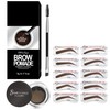 Eyebrow Stamp Stencil Kit Eyebrow Pomade Waterproof Eye Brow Stamping