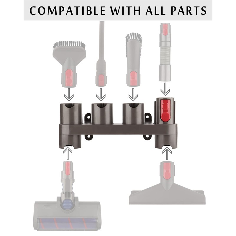 CRAVERLAND Attachments Holder for Dyson Vacuum Cleaner, Compatible with GEN5/G5/V15/V12/V11/V10/V8/V7,
