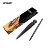 OWDEN Professional 2Pcs.Leather Edge Burnisher Ebony Wood Edge Slicker Leather