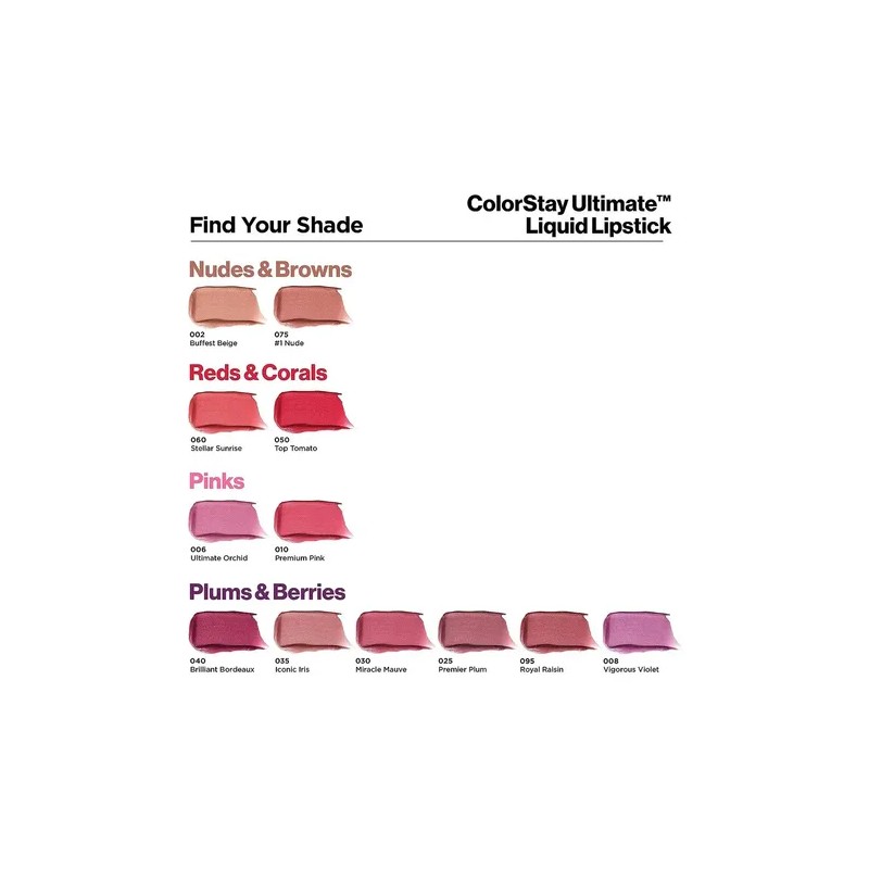 Labial Líquido Cs Ultimate Liquid Lipstick Tono Top Tomato Acabado
