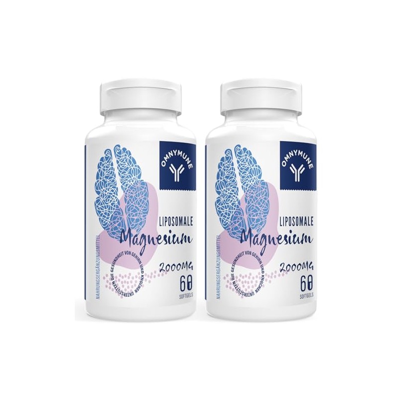 Liposomal Magnesium 2000mg High Strength - Magnesium Supplement with Vitamin