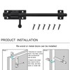 HOJLKLD Slide Bolt Gate Latch, 2 Pack 10 Inch 304