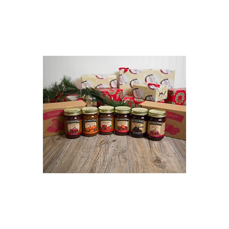 Dillman Farm 6 Piece Classic Butters and Preserves Christmas Gift