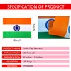 TSMD 2 Packs India Flag Banner Indian Flags String Small