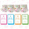 Aimisin Adult Printed Diapers,Large-Kitten and Dinosaur, 7 Pieces for Men