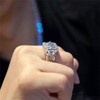 Men's Luxurious Full Diamond Ring for Men Jewelry Mens Wedding