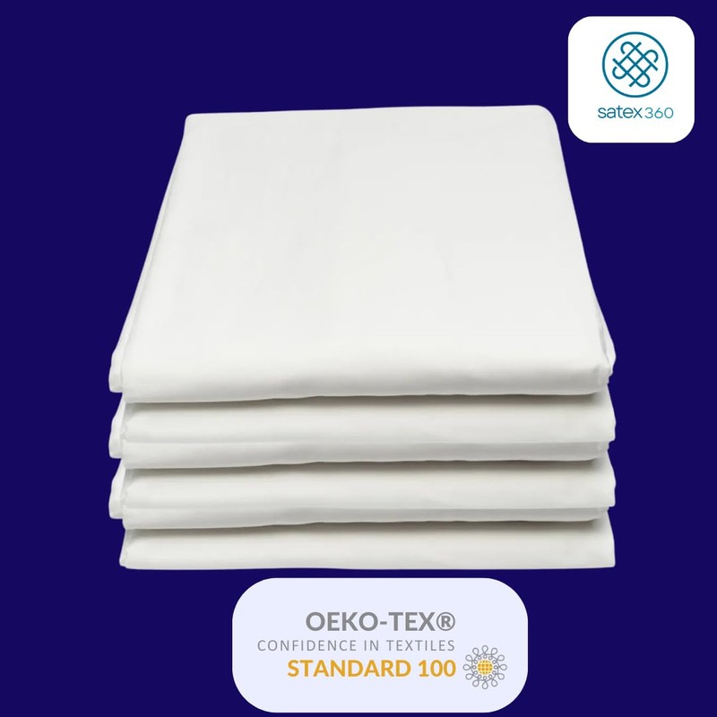 White Bed Sheet without Elastic Hotel Sheet House Towel Bed