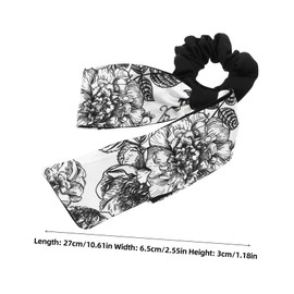 Healeved Scrunchy Ribbon Hair Ties for Lightweight Elastic Ponytail Holders for Daily Wear and Parties Design with Durable Elasticity