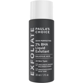 Paula's Choice Skin Perfecting - Líquido salicílico exfoliante 2% BHA, exfoliante facial para puntos negros, poros grandes, arrugas y líneas finas