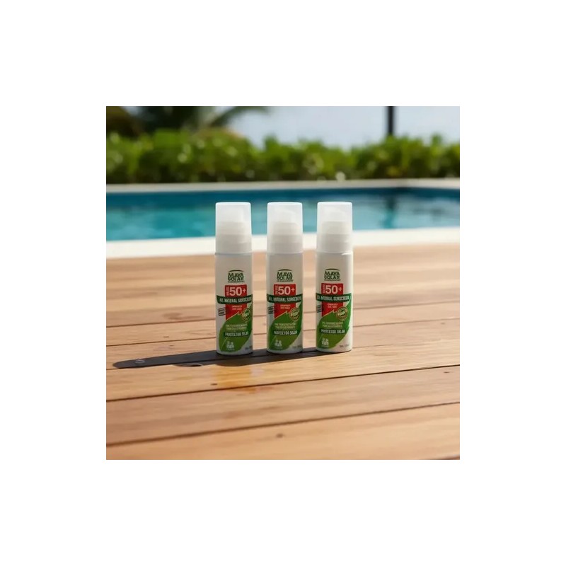 3 Pack 75ml Cu Protector Solar Maya Solar Fps50 Para
