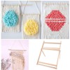 Weaving Looms with Stand, Wooden Multi-Craft Weaving Loom Kit Adjustable