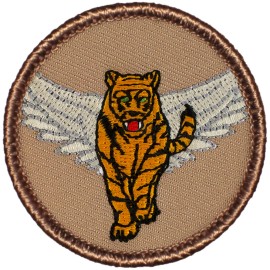 Cool Boy Scout Patches - The Winged Tiger Patrol Patch!! (#683)