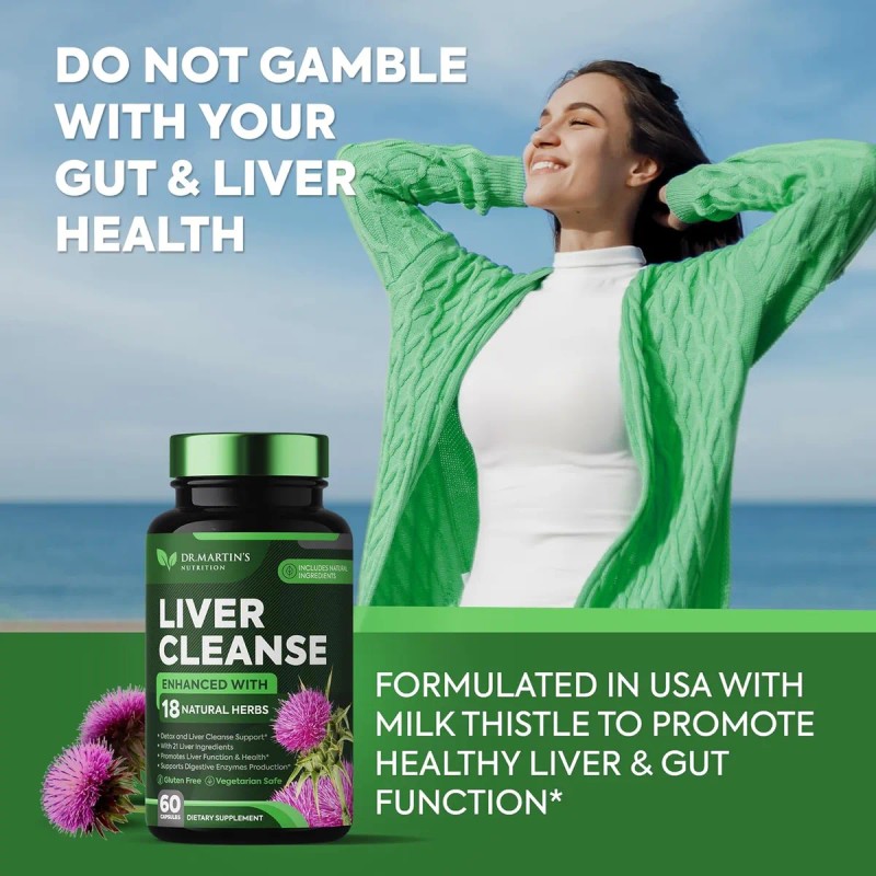 Liver Cleanse Reparacion Desintoxicacion Higado Caps Sabor