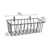 Zerodeko 2Pcs Wall Mount Hanging Wire Baskets for Kitchen Bathroom