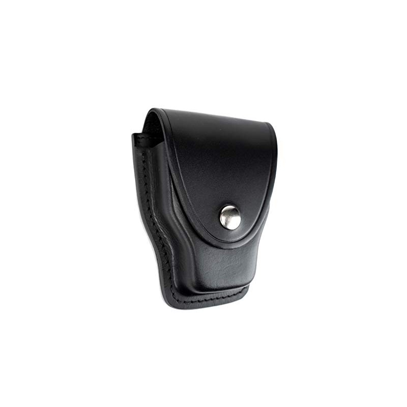 Ryno Gear Genuine Leather Handcuff Holder (Plain w/.Silver Snap)