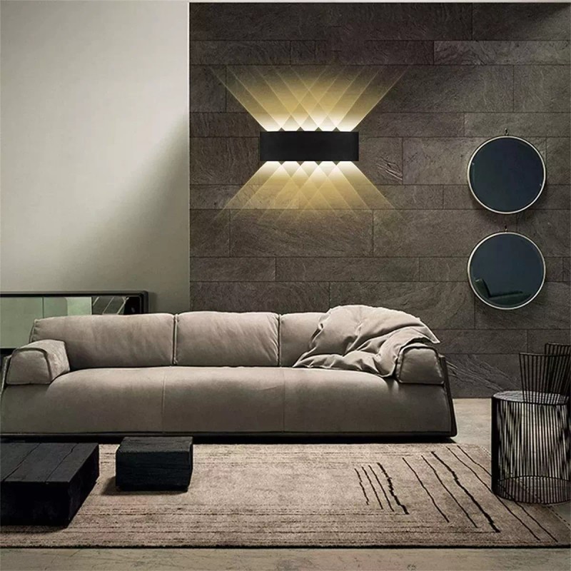CL Lampara Arbotante De Pared 10w Calida De Interior Y