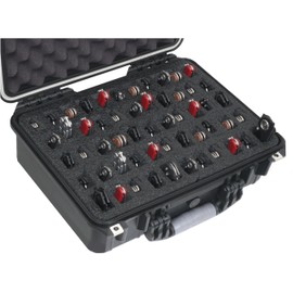 Case Club 55 Folding Knife Case - Hard Sided Travel and Storage Organizer fits a Variety of Folding Knives, Swiss Army, Butterfly & More. Lockable, Rugged, Waterproof