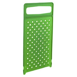 Flat All Plastic Cheese Grater - Ergonomic Hand Grater - Professional Cheddar Grater Handheld