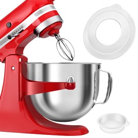 7QT Stainless Steel Mixer Bowl Compatible with Kitchenaid Stand Mixers, Kitchenaid Mixing Bowl Replacement Bowl for 7QT Bow-Lift Stand Mixer with Handle and Lid